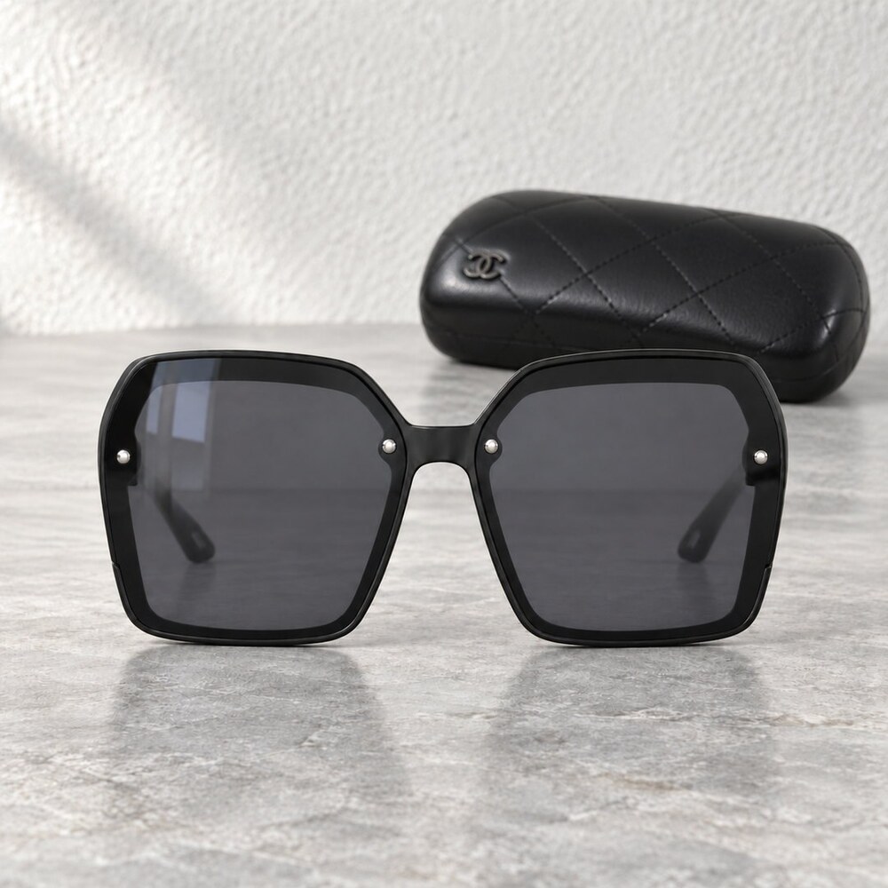 Chanel Black Square Sunglasses